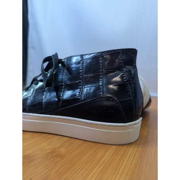 Android Homme Men's High Top Sneaker Leather Black US 10 Designer European (S08) - Picture 8 of 10